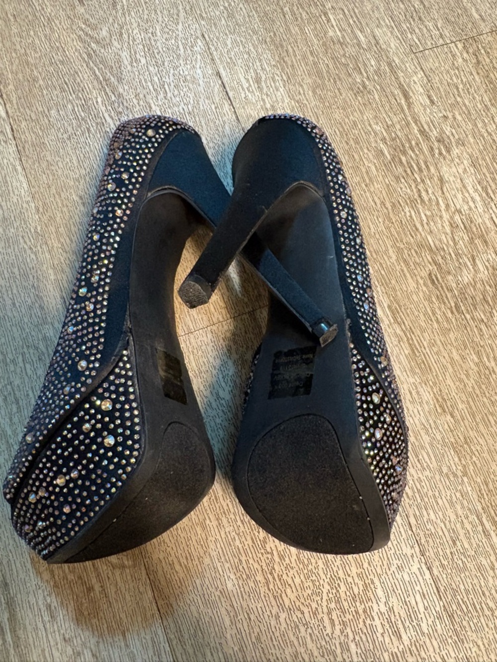 BAKERS Y2K STUDDED PEEP TOE HEELS SIZE 9M - Picture 10 of 10
